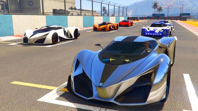GTA5赛车比赛视频，速度与激情的虚拟盛宴展示