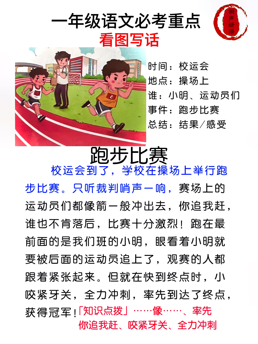 探索自然美景的奔跑之旅，一场精彩的比赛跑步作文300字纪实